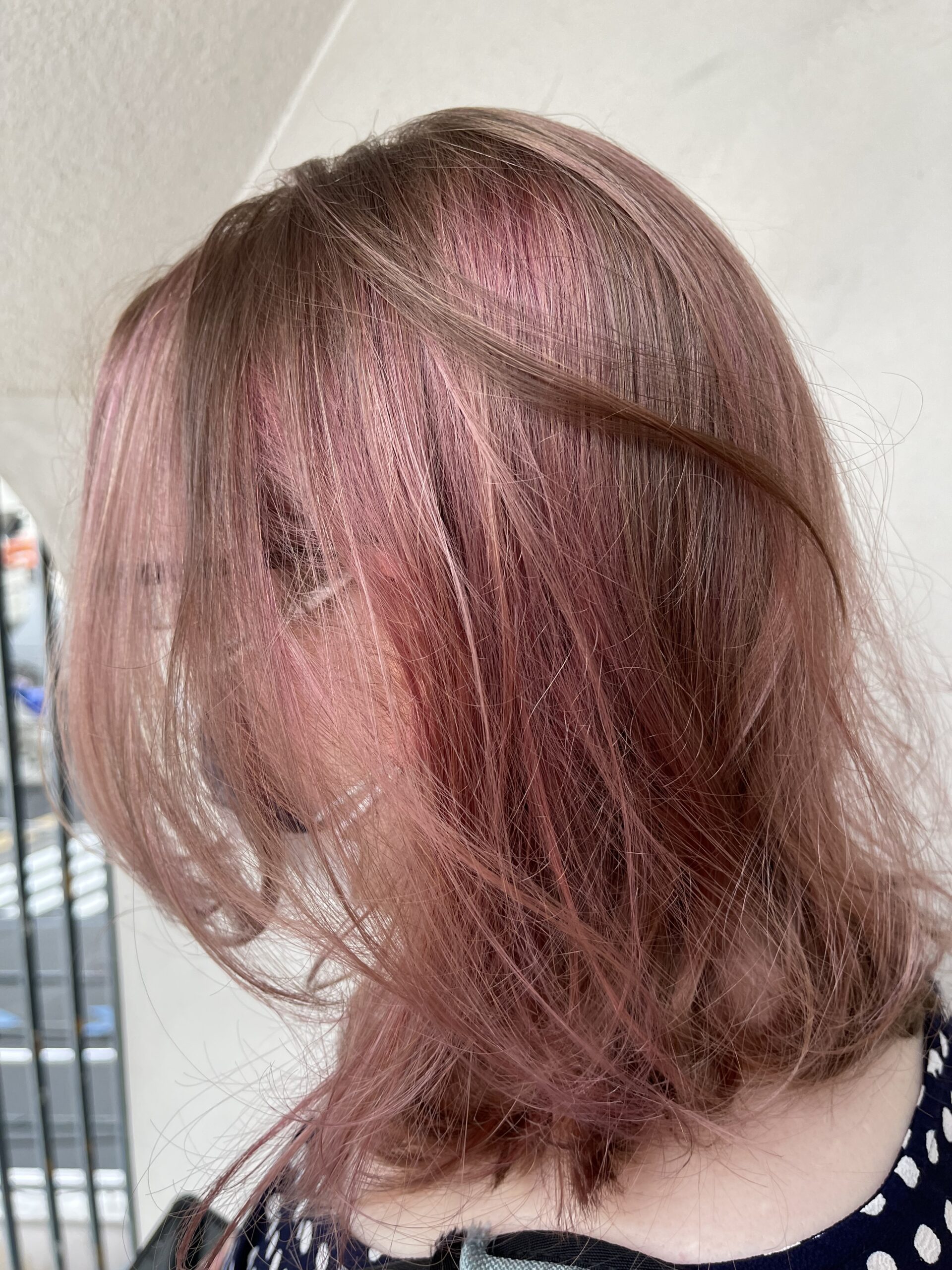 redpurple hair colour